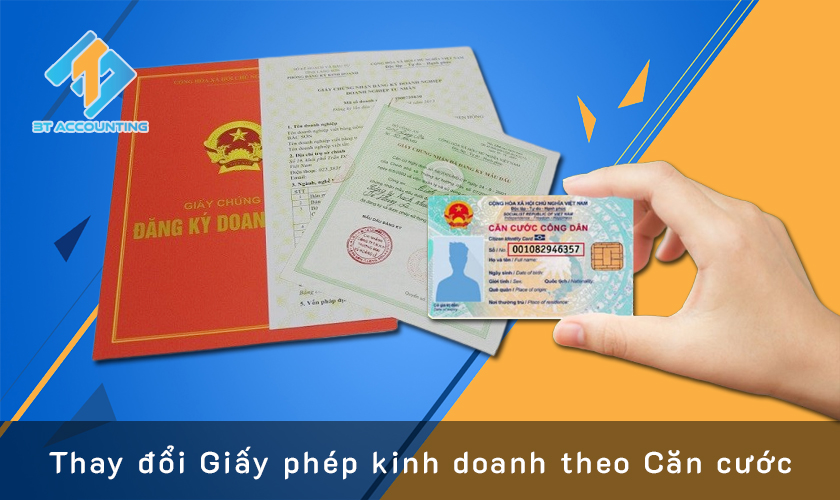thay đổi Giấy phép kinh doanh theo căn cước