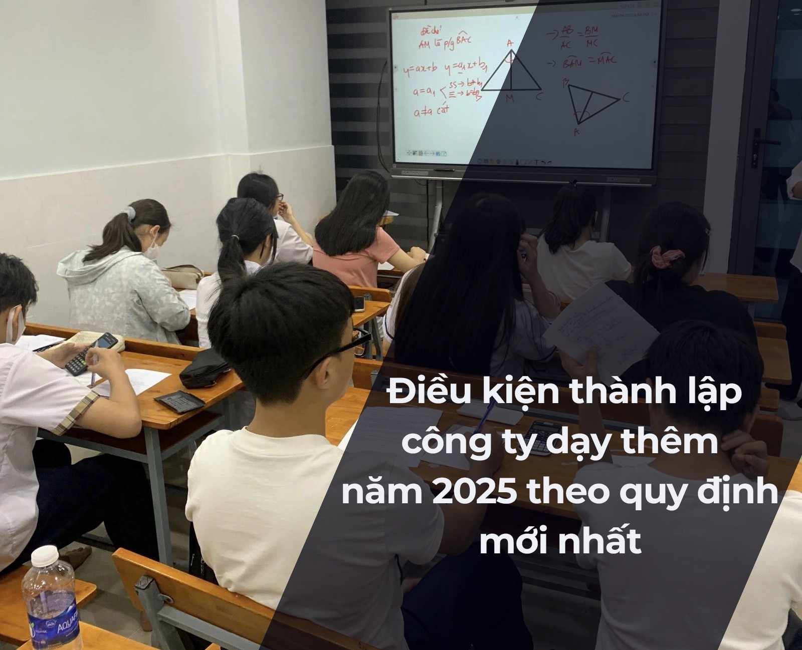 Điều kiện thành lập công ty dạy thêm năm 2025 theo quy định mới nhất